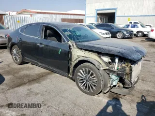 2017 Kia Cadenza Premium with VIN KNALC4J12H5090489, listed as a Copart auction lot 69337834 with 87,111 mi miles and Salvage Title. Bid and sale history available at carsss.com. Image 4.