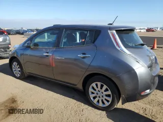 2015 Nissan LEAF S with VIN 1N4AZ0CP7FC313174, listed as a Copart auction lot 54276145 with 91,867 mi miles and Salvage Title. Bid and sale history available at DreamBid. Image 2.