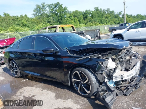 2020 Honda Accord Sport with VIN 1HGCV2F38LA002221, listed as a IAAI auction lot 42467648 with 70,638 mi miles and . Bid and sale history available at DreamBid. Image 13.