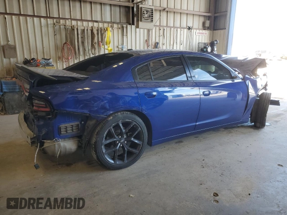 2022 Dodge Charger SXT with VIN 2C3CDXBG5NH224828, listed as a Copart auction lot 47129175 with 28,822 mi miles and Salvage Title. Bid and sale history available at DreamBid. Image 3.