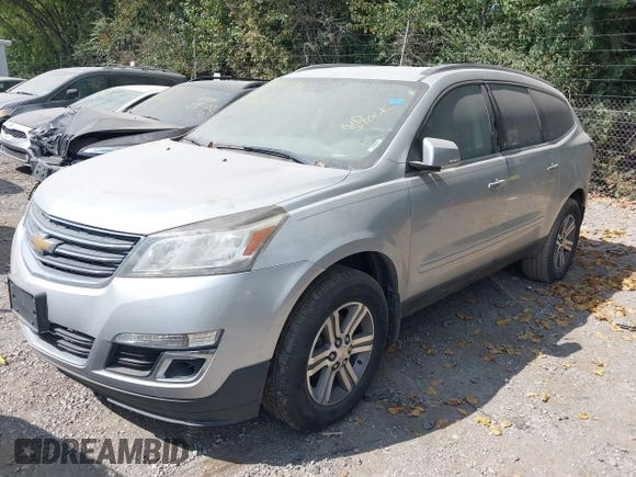 2015 Chevrolet Traverse LT with VIN 1GNKVGKDXFJ388478, listed as a IAAI auction lot 41643010 with 188,141 mi miles and . Bid and sale history available at DreamBid. Image 2.
