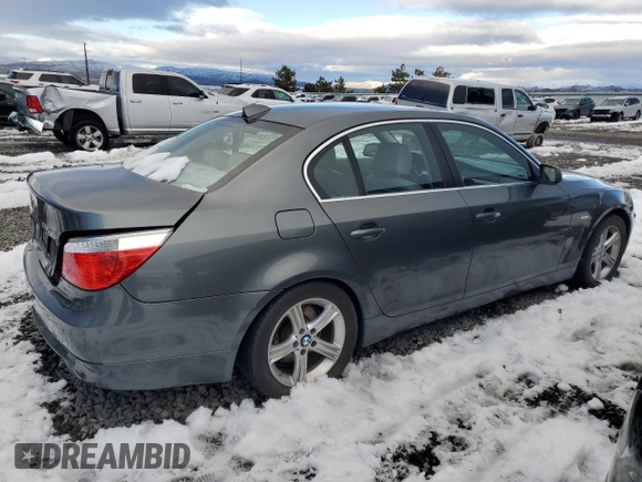 2006 BMW 5 Series 530xi with VIN WBANF73526CG66448, listed as a Copart auction lot 44556285 with 147,438 mi miles and Salvage Title. Bid and sale history available at DreamBid. Image 3.