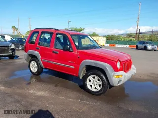 2004 Jeep Liberty Sport with VIN 1J4GL48K04W326252, listed as a IAAI auction lot 41479037 with 168,994 mi miles. Bid and sale history available at carsss.com. Image 1.