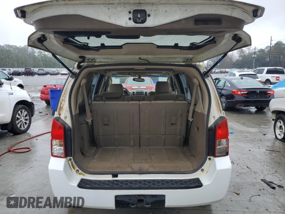 2005 Nissan Pathfinder SE with VIN 5N1AR18U25C739475, listed as a Copart auction lot 48343425 with 257,756 mi miles and Salvage Title. Bid and sale history available at carsss.com. Image 6.