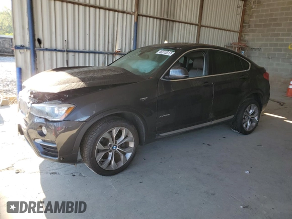 2017 BMW X4 xDrive28i with VIN 5UXXW3C54H0R23419, listed as a Copart auction lot 48313013 with 102,617 mi miles. Bid and sale history available at carsss.com. Image 1.