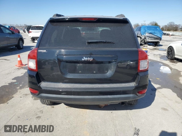 2013 Jeep Compass Sport with VIN 1C4NJCBAXDD250709, listed as a Copart auction lot 46502665 with 127,789 mi miles and Clean Title. Bid and sale history available at carsss.com. Image 6.