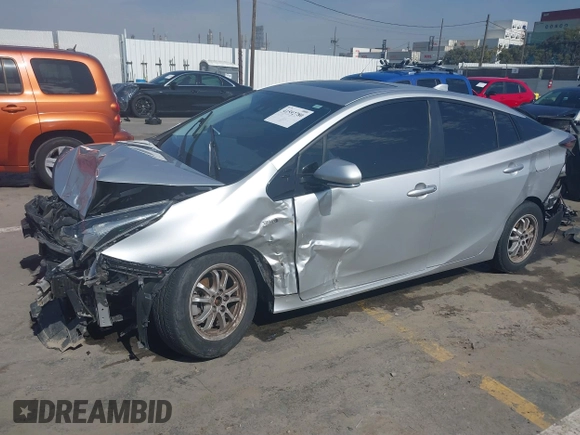 2018 Toyota Prius Two with VIN JTDKARFU2J3554502, listed as a IAAI auction lot 41592780 with 119,210 mi miles. Bid and sale history available at carsss.com. Image 16.