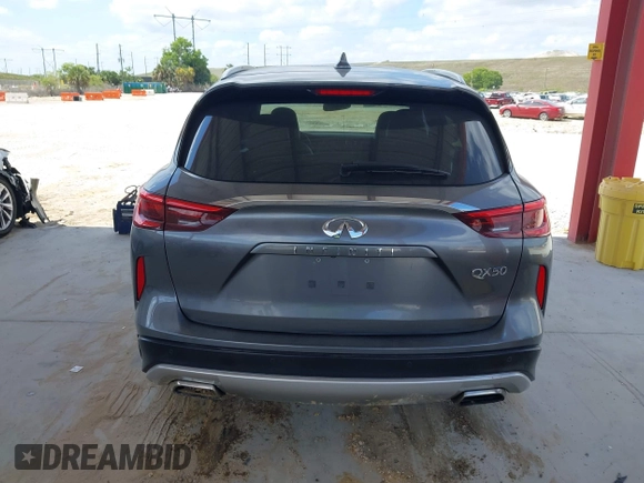 2019 Infiniti QX50 Essential with VIN 3PCAJ5M14KF107297, listed as a IAAI auction lot 42279368 with 93,168 mi miles and . Bid and sale history available at DreamBid. Image 16.