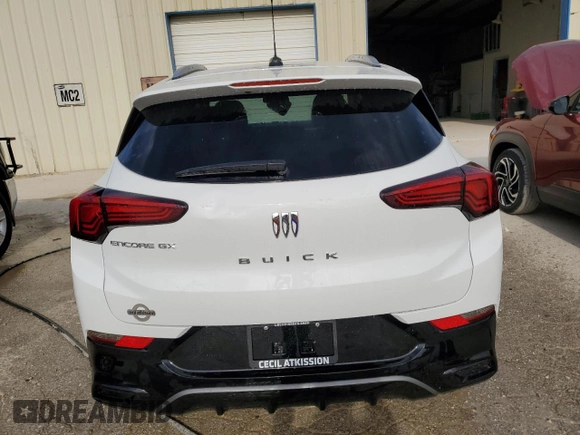 2025 Buick Encore GX Sport Touring с VIN KL4AMDSL1SB134184, выставлен на аукционе Copart как лот 53405055 с пробегом 25 миль миль и Чистый • Clean title. История ставок и продаж доступна на DreamBid. Изображение 6.