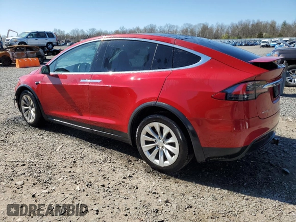 2019 Tesla Model X 75D with VIN 5YJXCBE20KF151193, listed as a Copart auction lot 52478715 with 54,638 mi miles and Salvage Title. Bid and sale history available at carsss.com. Image 2.