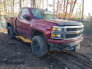2015 Chevrolet Silverado 1500 LT with VIN 1GCNKREC3FZ233348, listed as a IAAI auction lot 41496887 with 253,994 mi miles. Bid and sale history available at carsss.com. Image 1.