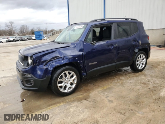 2017 Jeep Renegade Latitude с VIN ZACCJABB7HPG43708, выставлен на аукционе Copart как лот 47470785 с пробегом 71 862 миль миль и Списание • Salvage title. История ставок и продаж доступна на DreamBid. Изображение 1.