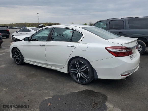 2016 Honda Accord Sedan Sport with VIN 1HGCR2F56GA132414, listed as a Copart auction lot 52891895 with 107,688 mi miles and Salvage Title. Bid and sale history available at carsss.com. Image 2.
