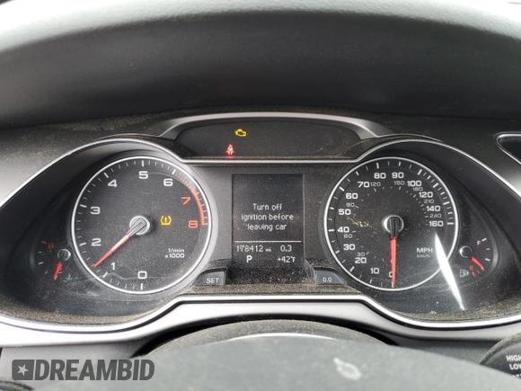 2014 Audi A4 Premium с VIN WAUBFAFL0EN017211, выставлен на аукционе Copart как лот 51693065 с пробегом 178 412 миль миль и На запчасти • Non repairable. История ставок и продаж доступна на DreamBid. Изображение 9.