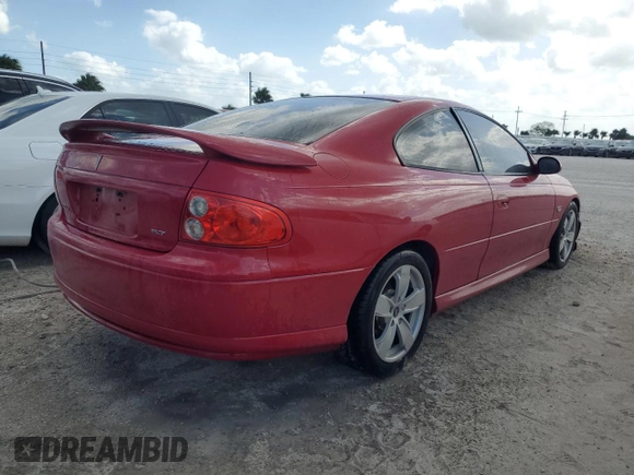 2004 Pontiac GTO with VIN 6G2VX12G14L315015, listed as a Copart auction lot 78708214 with Not Provided miles and Non Repairable. Bid and sale history available at DreamBid. Image 3.