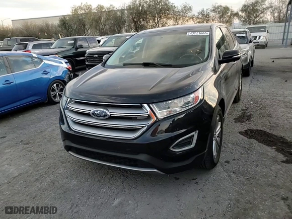 2015 Ford Edge SEL with VIN 2FMTK3J91FBB92828, listed as a Copart auction lot 43271665 with 91,576 mi miles and Salvage Title. Bid and sale history available at carsss.com. Image 11.