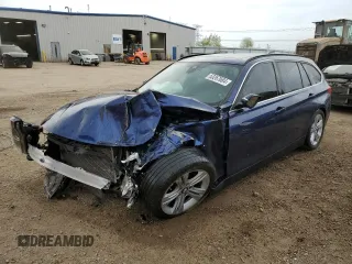 2017 BMW 3 Series 328d xDrive with VIN WBA8J1C53HK711198, listed as a Copart auction lot 53267684 with 52,613 mi miles and Salvage title. Bid and sale history available at DreamBid. Image 1.