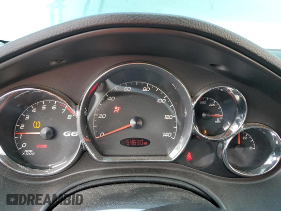 2008 Pontiac G6 GXP with VIN 1G2ZM577084181587, listed as a Copart auction lot 82910964 with 54,630 mi miles and Salvage Title. Bid and sale history available at DreamBid. Image 9.