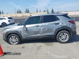 2023 Chevrolet TrailBlazer LS with VIN KL79MMS22PB106401, listed as a IAAI auction lot 41880161 with 23,801 mi miles and . Bid and sale history available at DreamBid. Image 14.