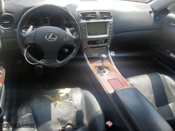 2008 Lexus IS 250 with VIN JTHBK262285063069, listed as a Copart auction lot 51546735 with 186,894 mi miles and Clean Title. Bid and sale history available at carsss.com. Image 8.