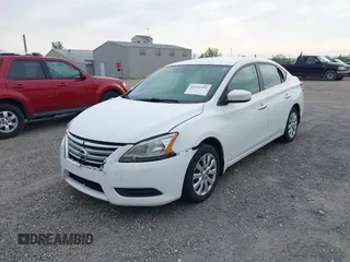 2015 Nissan Sentra S with VIN 3N1AB7AP0FY375472, listed as a IAAI auction lot 42211392 with 207,510 mi miles. Bid and sale history available at carsss.com. Image 2.