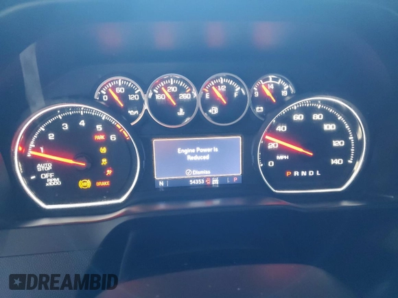 2021 Chevrolet Silverado 1500 RST with VIN 3GCUYEED3MG470236, listed as a Copart auction lot 82279964 with 54,353 mi miles and Salvage Title. Bid and sale history available at carsss.com. Image 9.