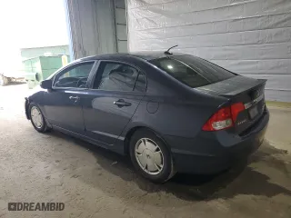 2009 Honda Civic Hybrid with VIN JHMFA36229S009624, listed as a Copart auction lot 50682165 with 169,009 mi miles and Salvage Title. Bid and sale history available at carsss.com. Image 2.
