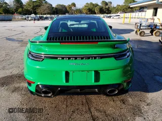 2021 Porsche 911 Turbo S with VIN WP0AD2A92MS258662, listed as a Copart auction lot 41111254 with 10,407 mi miles. Bid and sale history available at carsss.com. Image 6.