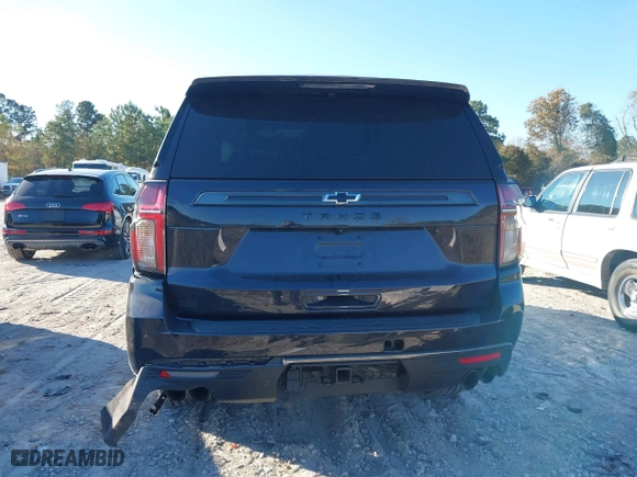 2022 Chevrolet Tahoe Z71 with VIN 1GNSKPKL7NR333664, listed as a IAAI auction lot 41010745 with 92,469 mi miles. Bid and sale history available at carsss.com. Image 16.