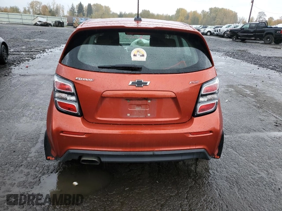 2020 Chevrolet Sonic LT with VIN 1G1JD6SB9L4118368, listed as a Copart auction lot 80234344 with 89,594 mi miles and Salvage title. Bid and sale history available at DreamBid. Image 6.