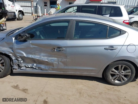 2017 Hyundai Elantra Limited with VIN 5NPD84LF9HH193491, listed as a IAAI auction lot 41482743 with 97,510 mi miles. Bid and sale history available at carsss.com. Image 14.