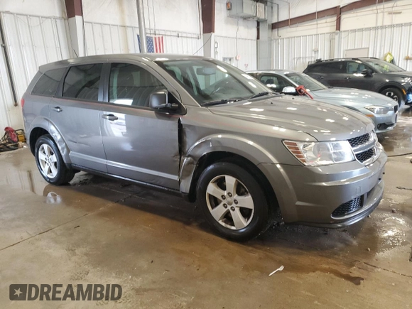 2013 Dodge Journey American Value with VIN 3C4PDCAB8DT509251, listed as a Copart auction lot 53996125 with 112,041 mi miles and Non Repairable. Bid and sale history available at DreamBid. Image 4.