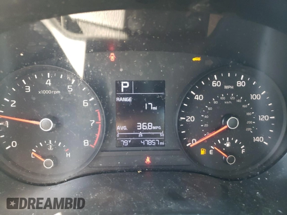 2023 Kia Rio S with VIN 3KPA24AD2PE579419, listed as a Copart auction lot 73399664 with 47,857 mi miles and Salvage Title. Bid and sale history available at DreamBid. Image 9.