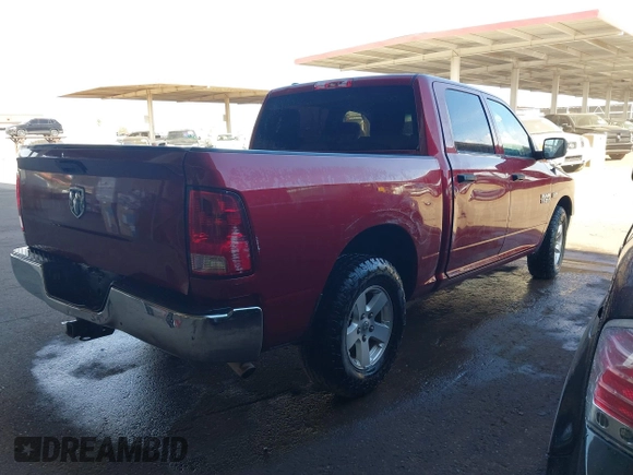 2014 Ram 1500 Express with VIN 1C6RR6KT1ES398376, listed as a IAAI auction lot 41393458 with 99,834 mi miles. Bid and sale history available at carsss.com. Image 4.