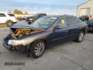 2007 Hyundai Azera SE with VIN KMHFC46F47A172648, listed as a Copart auction lot 87017714 with 0 mi miles and Salvage Title. Bid and sale history available at carsss.com. Image 1.