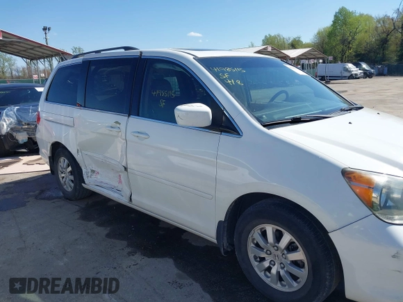 2009 Honda Odyssey EX-L with VIN 5FNRL38699B008377, listed as a IAAI auction lot 41985115 with 130,186 mi miles and . Bid and sale history available at DreamBid. Image 6.