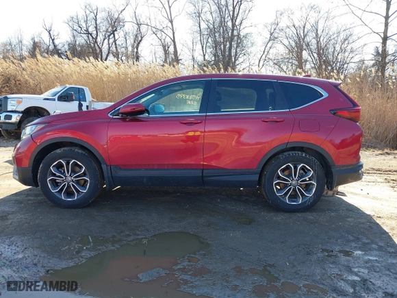 2022 Honda CR-V EX with VIN 7FARW2H57NE019482, listed as a IAAI auction lot 41588395 with 107,031 mi miles. Bid and sale history available at carsss.com. Image 14.