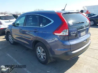 2013 Honda CR-V EX-L with VIN 2HKRM3H74DH513193, listed as a IAAI auction lot 41781093 with 94,003 mi miles and . Bid and sale history available at DreamBid. Image 3.