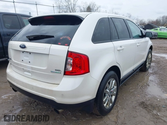 2013 Ford Edge SEL with VIN 2FMDK3J93DBB16822, listed as a IAAI auction lot 41995178 with 242,376 mi miles. Bid and sale history available at carsss.com. Image 4.