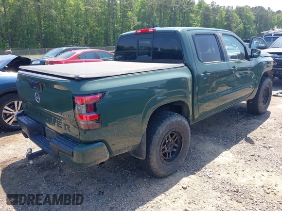 2022 Nissan Frontier SV with VIN 1N6ED1EK2NN617109, listed as a IAAI auction lot 42165508 with 44,504 mi miles and . Bid and sale history available at DreamBid. Image 4.