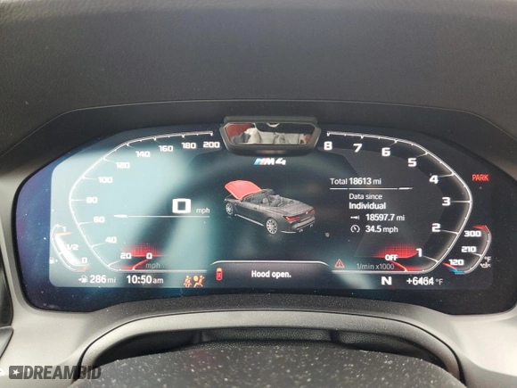 2022 BMW M4 Competition xDrive with VIN WBS33BA05NCJ41126, listed as a Copart auction lot 54138854 with NaN miles and Salvage Title. Bid and sale history available at carsss.com. Image 9.