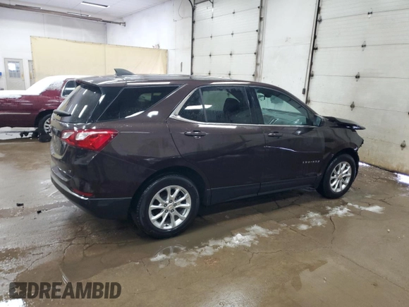 2020 Chevrolet Equinox LT z VIN 2GNAXJEV7L6235671, wystawiony jako Copart lot #45578345 z przebiegiem 73 478 mil mil oraz Nie do naprawy • Non repairable. Historia ofert i sprzedaży dostępna na DreamBid. Obrazek 3.
