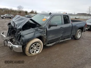 2019 Chevrolet Silverado 1500 LT with VIN 2GCVKPEC9K1178198, listed as a Copart auction lot 43950555 with 81,510 mi miles and Salvage Title. Bid and sale history available at DreamBid. Image 1.
