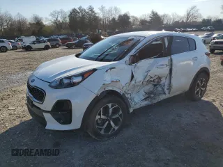 2022 Kia Sportage LX with VIN KNDPM3AC8N7022615, listed as a Copart auction lot 50225895 with 80,145 mi miles and Salvage Title. Bid and sale history available at carsss.com. Image 1.