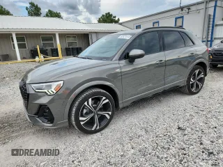 2024 Audi Q3 S line Premium Plus with VIN WA1EECF39R1107785, listed as a Copart auction lot 63431915 with 14,657 mi miles and Salvage title. Bid and sale history available at DreamBid. Image 1.