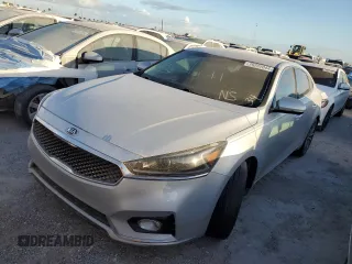 2017 Kia Cadenza Premium with VIN KNALB4J16H5049057, listed as a Copart auction lot 76202044 with 74,617 mi miles and Salvage Title. Bid and sale history available at carsss.com. Image 1.