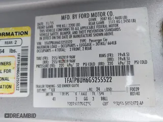 2016 Ford Mustang EcoBoost Premium with VIN 1FATP8UH6G5255522, listed as a IAAI auction lot 42054589 with 100,278 mi miles. Bid and sale history available at carsss.com. Image 9.