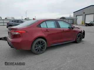 2023 Toyota Corolla SE with VIN 5YFP4MCEXPP168231, listed as a Copart auction lot 48005165 with 35,583 mi miles and Salvage Title. Bid and sale history available at DreamBid. Image 3.
