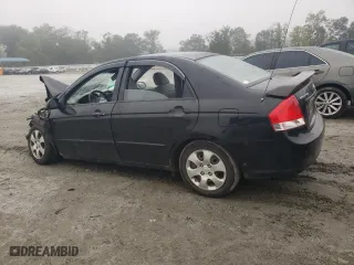 2008 Kia Spectra EX with VIN KNAFE121085574858, listed as a Copart auction lot 72017074 with 225,280 mi miles and Salvage Title. Bid and sale history available at carsss.com. Image 2.