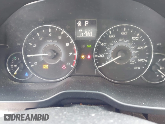 2010 Subaru Outback Premium All-Weather Anniversary with VIN 4S4BRCCCXA3354190, listed as a IAAI auction lot 42800564 with 157,852 mi miles and . Bid and sale history available at DreamBid. Image 7.